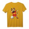 Dabbing German Shepherd Volleyball T-Shirt für Mazedonische Fans - Lustiges Sportoutfit für Volleyballspieler, Trainer und Turnierjubler