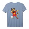 Dabbing German Shepherd Volleyball T-Shirt für Mazedonische Fans - Lustiges Sportoutfit für Volleyballspieler, Trainer und Turnierjubler