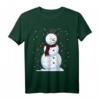 Dabbing Volleyball Snowman Christmas T-Shirt - Funny Holiday Gift for Volleyball Players, Fans & Teams