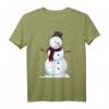 Dabbing Volleyball Snowman Christmas T-Shirt - Funny Holiday Gift for Volleyball Players, Fans & Teams