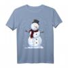 Dabbing Volleyball Snowman Christmas T-Shirt - Funny Holiday Gift for Volleyball Players, Fans & Teams