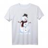 Dabbing Volleyball Snowman Christmas T-Shirt - Funny Holiday Gift for Volleyball Players, Fans & Teams