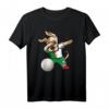 Tupfender Hund Algerien Volleyball - Algerische Flagge Sport T-Shirt für Volleyballfans, Trainer & Sportliebhaber