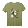 Tupfender Hund Algerien Volleyball - Algerische Flagge Sport T-Shirt für Volleyballfans, Trainer & Sportliebhaber
