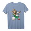 Tupfender Hund Algerien Volleyball - Algerische Flagge Sport T-Shirt für Volleyballfans, Trainer & Sportliebhaber