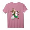 Tupfender Hund Algerien Volleyball - Algerische Flagge Sport T-Shirt für Volleyballfans, Trainer & Sportliebhaber