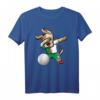 Tupfender Hund Algerien Volleyball - Algerische Flagge Sport T-Shirt für Volleyballfans, Trainer & Sportliebhaber