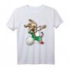 Tupfender Hund Algerien Volleyball - Algerische Flagge Sport T-Shirt für Volleyballfans, Trainer & Sportliebhaber
