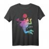 Volleyball T-Shirt für Damen, Herren & Kinder - Künstlerisches Motiv für Sport, Training & Teamgeist