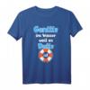 Genitiv ins Wasser weil es Dativ ist - Lustiges Schwimmlehrer T-Shirt mit Humor & Sprüchen für Schwimmer, Rettungsschwimmer & Deutschliebhaber