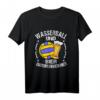 Wasserball und Bier darum bin ich hier T-Shirt – Lustiges Geschenk für Wasserball-Fans, Wasserratten & Wassersportliebhaber zu Geburtstag & Weihnachten
