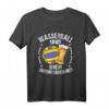 Wasserball und Bier darum bin ich hier T-Shirt – Lustiges Geschenk für Wasserball-Fans, Wasserratten & Wassersportliebhaber zu Geburtstag & Weihnachten