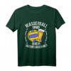 Wasserball und Bier darum bin ich hier T-Shirt – Lustiges Geschenk für Wasserball-Fans, Wasserratten & Wassersportliebhaber zu Geburtstag & Weihnachten