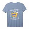 Wasserball und Bier darum bin ich hier T-Shirt – Lustiges Geschenk für Wasserball-Fans, Wasserratten & Wassersportliebhaber zu Geburtstag & Weihnachten