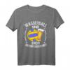 Wasserball und Bier darum bin ich hier T-Shirt – Lustiges Geschenk für Wasserball-Fans, Wasserratten & Wassersportliebhaber zu Geburtstag & Weihnachten