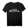 Evolution Wasserball T-Shirt mit Schwimmer – Klassisches Sportshirt für Wasserballfans & Spieler