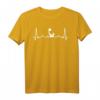 Wasserball Herzschlag Puls Herzlinie EKG T-Shirt – Perfektes Geschenk für Wasserballspieler, Trainer & Wassersportfans