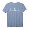 Wasserball Herzschlag Puls Herzlinie EKG T-Shirt – Perfektes Geschenk für Wasserballspieler, Trainer & Wassersportfans