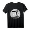 Wing Surf Wing Foil Wingsurfer Geschenk T-Shirt mit Mond Design - Perfektes Wassersportgeschenk für Surfer & Flügelfolien-Fans