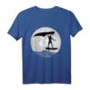 Wing Surf Wing Foil Wingsurfer Geschenk T-Shirt mit Mond Design - Perfektes Wassersportgeschenk für Surfer & Flügelfolien-Fans