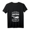 Damen & Herren Tauchen Geschenk - Scuba Diving Tauchanzug Wassersport T-Shirt mit V-Ausschnitt, lustige Unterwasser Motive & Meer Sprüche