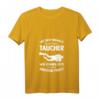 Damen & Herren Tauchen Geschenk - Scuba Diving Tauchanzug Wassersport T-Shirt mit V-Ausschnitt, lustige Unterwasser Motive & Meer Sprüche