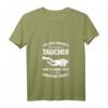 Damen & Herren Tauchen Geschenk - Scuba Diving Tauchanzug Wassersport T-Shirt mit V-Ausschnitt, lustige Unterwasser Motive & Meer Sprüche
