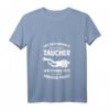 Damen & Herren Tauchen Geschenk - Scuba Diving Tauchanzug Wassersport T-Shirt mit V-Ausschnitt, lustige Unterwasser Motive & Meer Sprüche