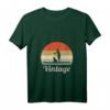 Damen Stand Up Paddling SUP T-Shirt mit V-Ausschnitt - Vintage Wassersportshirt für Hund und Wasserabenteuer