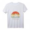 Damen Stand Up Paddling SUP T-Shirt mit V-Ausschnitt - Vintage Wassersportshirt für Hund und Wasserabenteuer