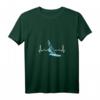 Damen Windsurfen T-Shirt mit V-Ausschnitt – Einzigartiges Design für Surfbretter Liebhaber, Wellenreiten und Wakeboard Fans