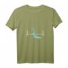 Damen Windsurfen T-Shirt mit V-Ausschnitt – Einzigartiges Design für Surfbretter Liebhaber, Wellenreiten und Wakeboard Fans