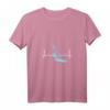 Damen Windsurfen T-Shirt mit V-Ausschnitt – Einzigartiges Design für Surfbretter Liebhaber, Wellenreiten und Wakeboard Fans