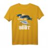 Der Urlaub beginnt auf meinem Boot - Lustiges Wassersport T-Shirt für Bootfahrer, Skipper & Wassersportfans, ideal als Geschenk für Familien und Hobby-Skipper