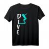 Turmspringen Dive T-Shirt - Lustiges Geschenk für Wasserspringer, Diver, Schwimmer & Wasserratten zum Geburtstag, Weihnachten & Wassersport-Events