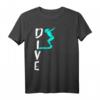 Turmspringen Dive T-Shirt - Lustiges Geschenk für Wasserspringer, Diver, Schwimmer & Wasserratten zum Geburtstag, Weihnachten & Wassersport-Events