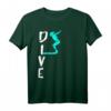 Turmspringen Dive T-Shirt - Lustiges Geschenk für Wasserspringer, Diver, Schwimmer & Wasserratten zum Geburtstag, Weihnachten & Wassersport-Events