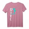 Turmspringen Dive T-Shirt - Lustiges Geschenk für Wasserspringer, Diver, Schwimmer & Wasserratten zum Geburtstag, Weihnachten & Wassersport-Events