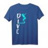Turmspringen Dive T-Shirt - Lustiges Geschenk für Wasserspringer, Diver, Schwimmer & Wasserratten zum Geburtstag, Weihnachten & Wassersport-Events