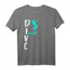 Turmspringen Dive T-Shirt - Lustiges Geschenk für Wasserspringer, Diver, Schwimmer & Wasserratten zum Geburtstag, Weihnachten & Wassersport-Events