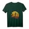 Sunset Stand Up Paddle Board T-Shirt für Frauen - Wassersport & Surferinnen Mode mit V-Ausschnitt, Vintage Sonnenuntergang Design