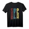 Herren SUP Retro Shirt für Männer und Kinder – Trendiges Stand Up Paddle T-Shirt für Wassersportler & Geschenkidee für Paddler