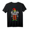 Herren Elfen Onkel Elf Partnerlook T-Shirt für Weihnachten - Lustiges Weihnachtsoutfit für Fotos & Weihnachtsfeiern