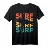 Retro Vintage Surfen Geschenk für Surfer und Wellenreiter T-Shirt – Perfekt für Geburtstage und Weihnachten im 70er & 80er Style