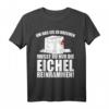 Lustiges Männer T-Shirt mit Zweideutigem Spruch - Um Das Eis zu Brechen Musst Du Nur Die Eichel Reinrammen als Geschenk für Ehemann, Kumpel & Freunde