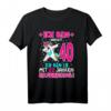 Lustiges HapMonkey T-Shirt für Frauen – Originelles Geschenk für Damen zum HapMonkey, Perfekt für Frauen, die 40 Jahre alt werden