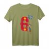 Kinder Geburtstagsshirt 6 Jahre Cowboy Western mit Sheriff, Hut, Weste & Zahl Sechs – Perfektes Geschenk für Cowboy- und Western-Fans