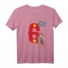 Kinder Geburtstagsshirt 6 Jahre Cowboy Western mit Sheriff, Hut, Weste & Zahl Sechs – Perfektes Geschenk für Cowboy- und Western-Fans