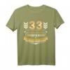 Lustiges 33. Geburtstag T-Shirt - Vernünftig Werden Ist Auch Zu Spät - Originelles Geschenk für Freunde, Familie & Kollegen zur Geburtstagsparty