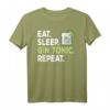 Eat Sleep Gin Tonic T-Shirt – Lustiges Party-Design für Barkeeper, Gin Tonic Fans & Festival-Teilnehmer